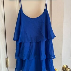 Candie's Royal Blue Tiered Spaghetti Strap Cami